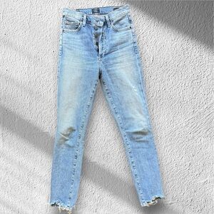 Citizens Of Humanity Light Blue Ankle Jeans